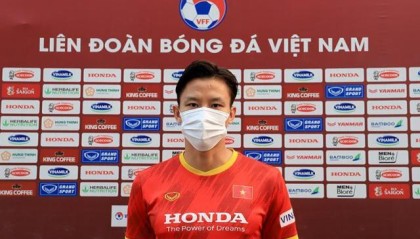 越南队收假复训 队长桂玉海：2个主场比赛势必拿分