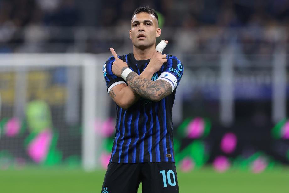 [图]意甲：劳塔罗双响图拉姆传射 国米5-2大胜罗马